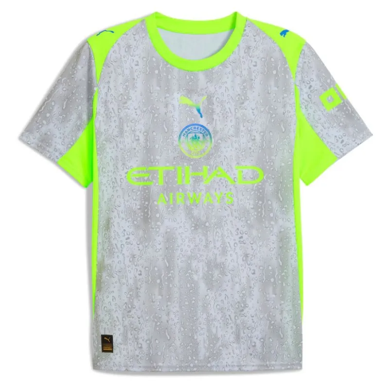 Manchester City 2025/26 Troisième Ensemble Enfant - Gris