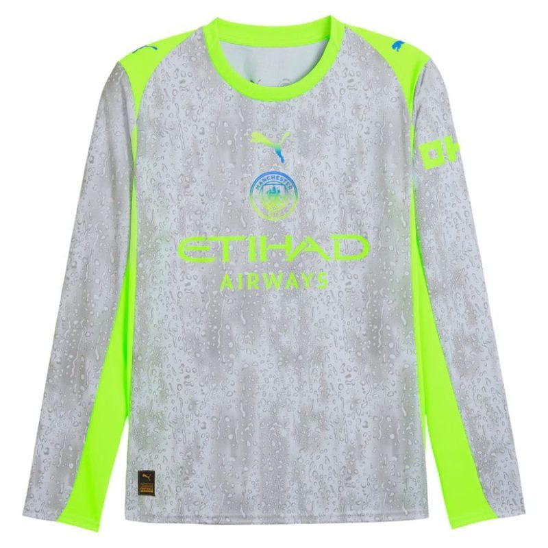 Manchester City 2025/26 Third Long-Sleeve Jersey - Grey