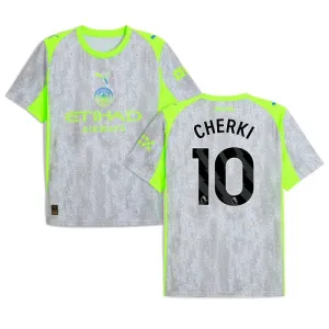 Manchester City CHERKI 2025/26 Terza Maglia - Grigio