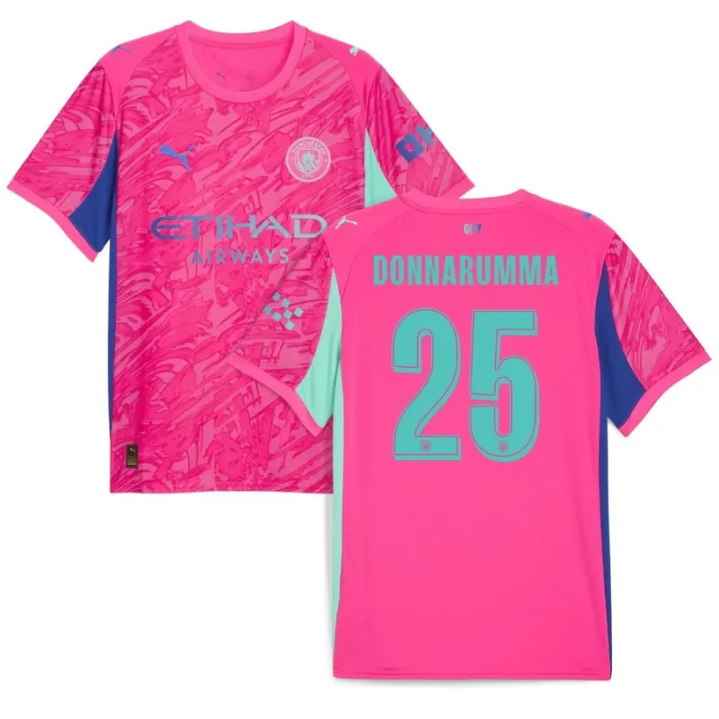 Manchester City DONNARUMMA 2025/26 Camiseta Portero - Rosa