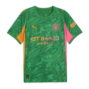 Manchester City 2025/26 Camiseta de Portero Niño - Verde