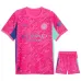 Camiseta y pantalones cortos de portero niños Manchester City 2025/26 - Rosa