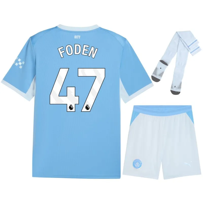 Kit Enfant Manchester City Domicile 2026/27 FODEN
