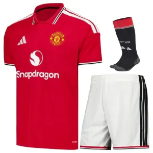 Manchester United 2026/27 Home Kids Kit