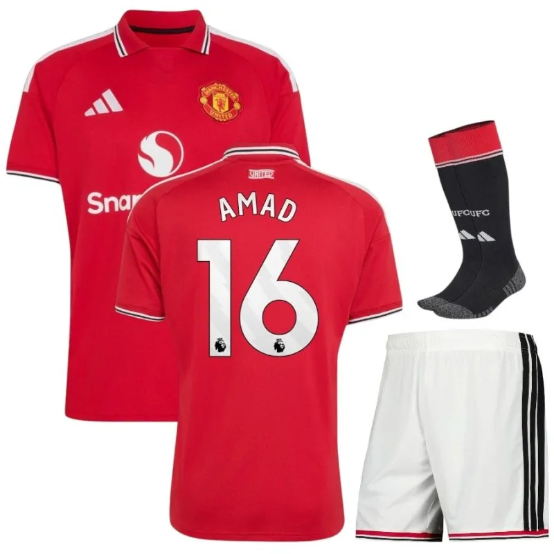 Camiseta Conjunto Infantil Manchester United Local 2026/27 AMAD