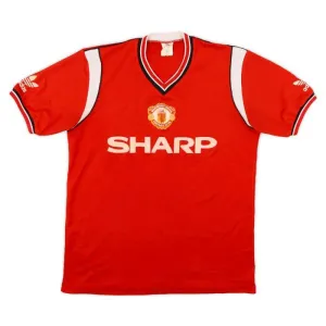 Manchester United 1984 1986 Retro Home Jersey - Red