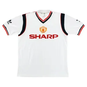 Manchester United 1984-1986 Retro Away Jersey - White