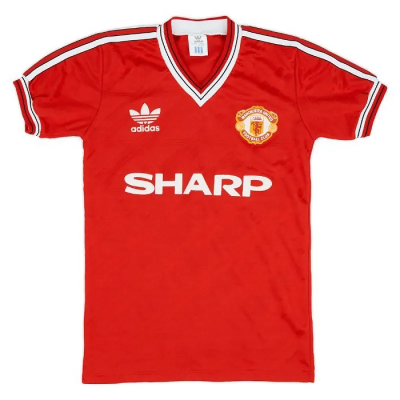 Manchester United 1986 1988 Retro Home Jersey - Red