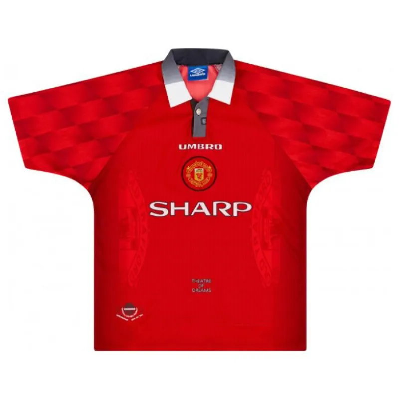 Manchester United KEANE 1996 1998 Retro Home Jersey - Red