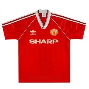 Manchester United 1988 1990 Retro Home Jersey - Red