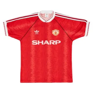 Manchester United 1990 1992 Retro Home Jersey - Red