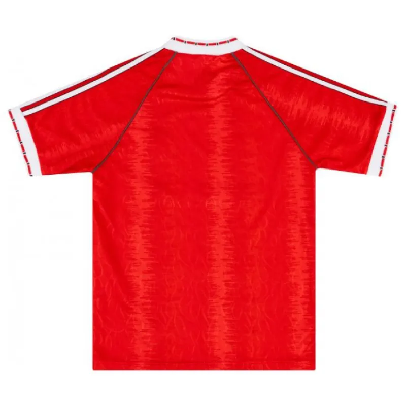 Manchester United 1990 1992 Maglia casalinga retrò - Rossa