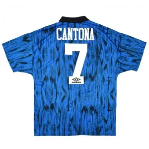 Manchester United CANTONA 1992/93 Retro Away Jersey - Blue