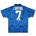 Manchester United CANTONA 1992/93 Retro Away Jersey - Blue
