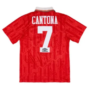 Manchester United CANTONA 1992 1994 Retro Home Jersey - Red