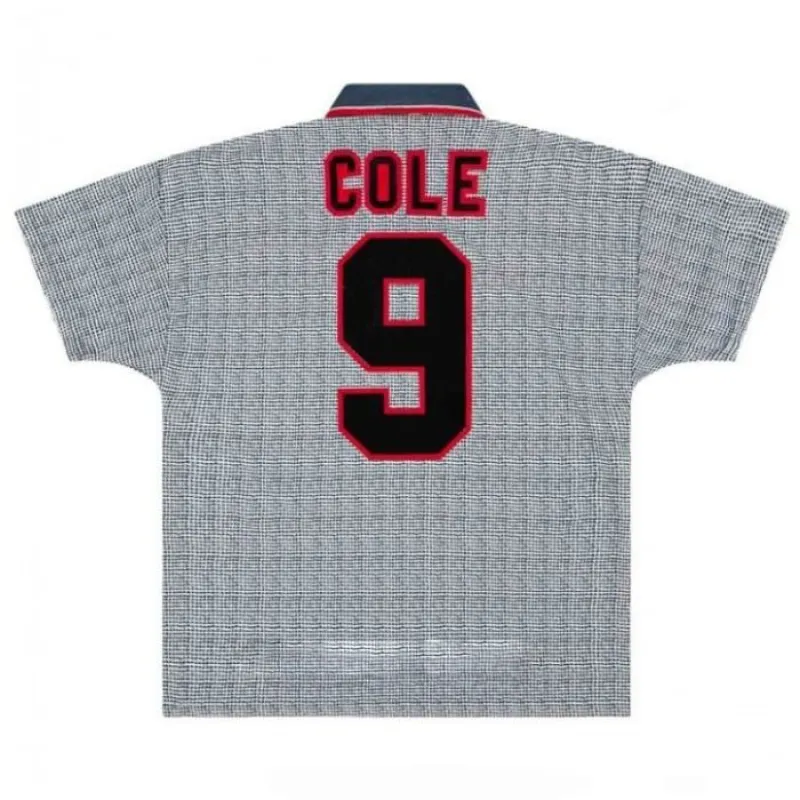 Maillot Extérieur Rétro Manchester United COLE 1995-1996 - Gris