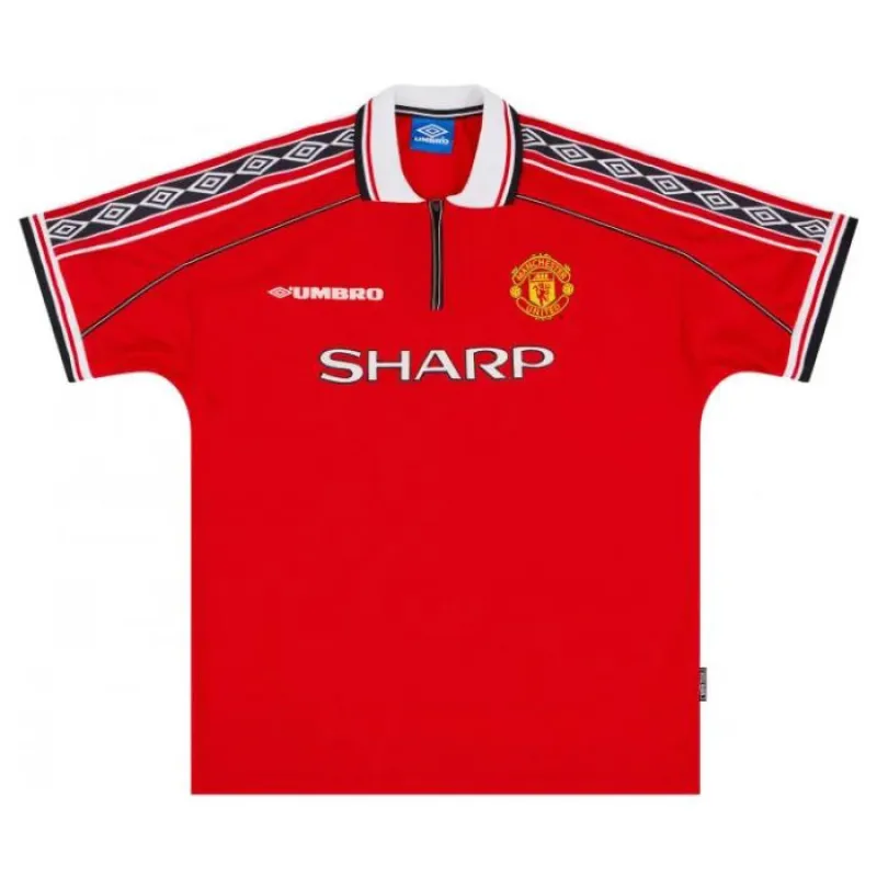 Manchester United 1998 2000 Retro-Heimtrikot - Rot