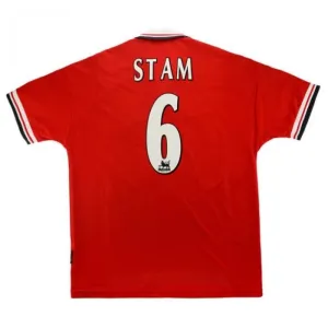 Manchester United STAM 1998 2000 Maglia casalinga retrò - Rossa