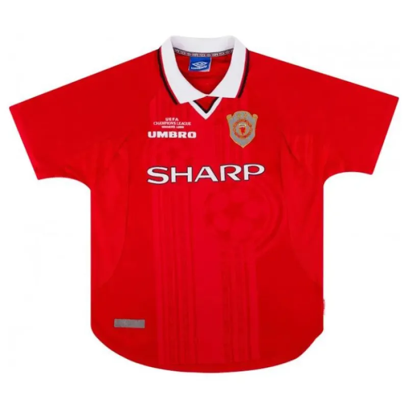 Manchester United SCHOLES 1999/00 Retro Home Jersey - Red