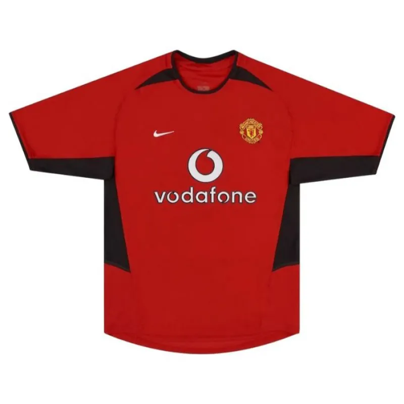 Manchester United 2002 2004 Retro-Heimtrikot - Rot