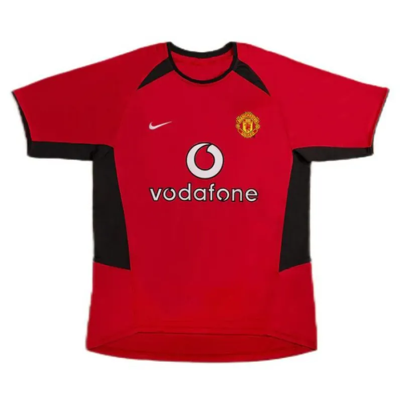 Manchester United FERDINAND 2002 2004 Retro Home Jersey - Red