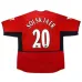 Manchester United SOLSKJAER 2002 2004 Maglia casalinga retrò - Rossa