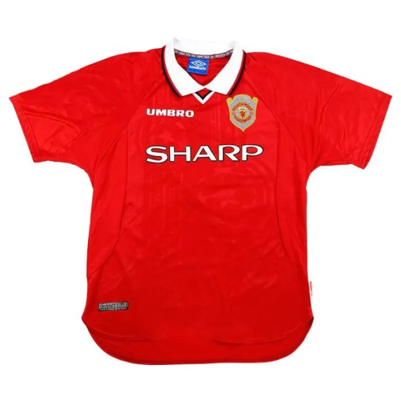 Manchester United SOLSKJAER 1997 2000 Maglia casalinga retrò - Rossa