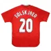 Manchester United SOLSKJAER 1997 2000 Maglia casalinga retrò - Rossa