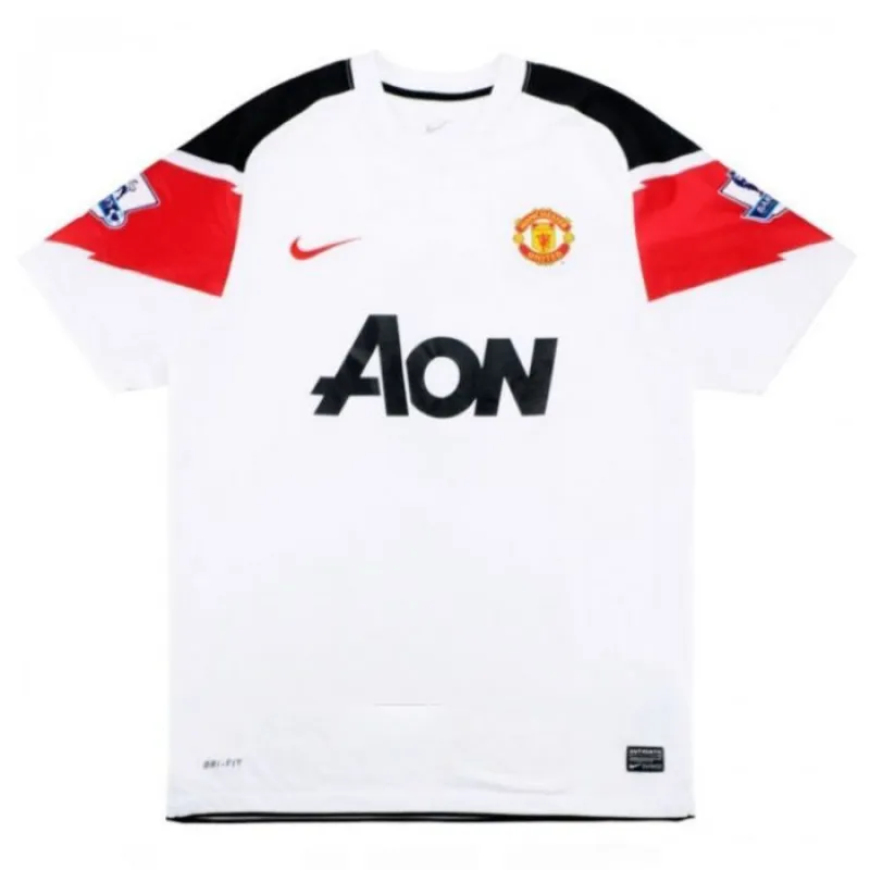 Manchester United 2010 2012 Retro Away Jersey - White