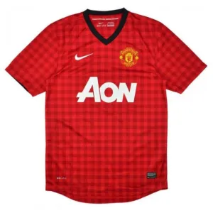 Manchester United 2012/13 Retro Home Jersey - Red