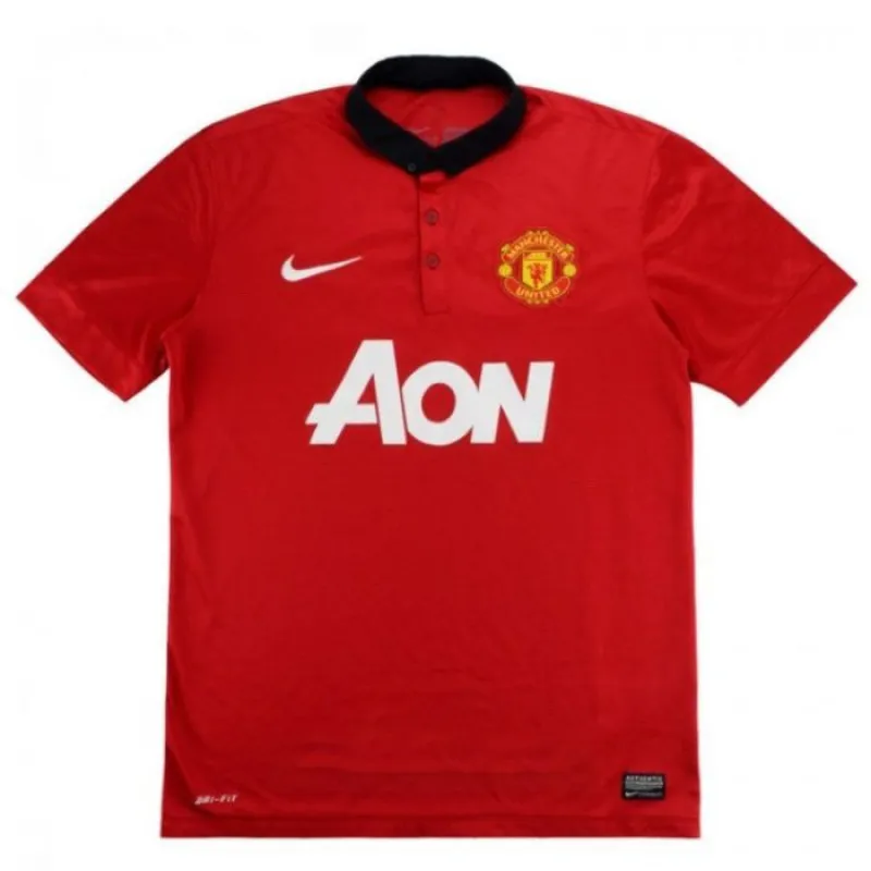 Manchester United 2013/14 Retro-Heimtrikot - Rot