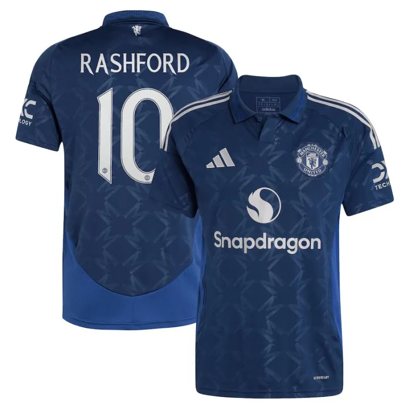 Rashford's Manchester United 2024/25 Away Jersey - Blue