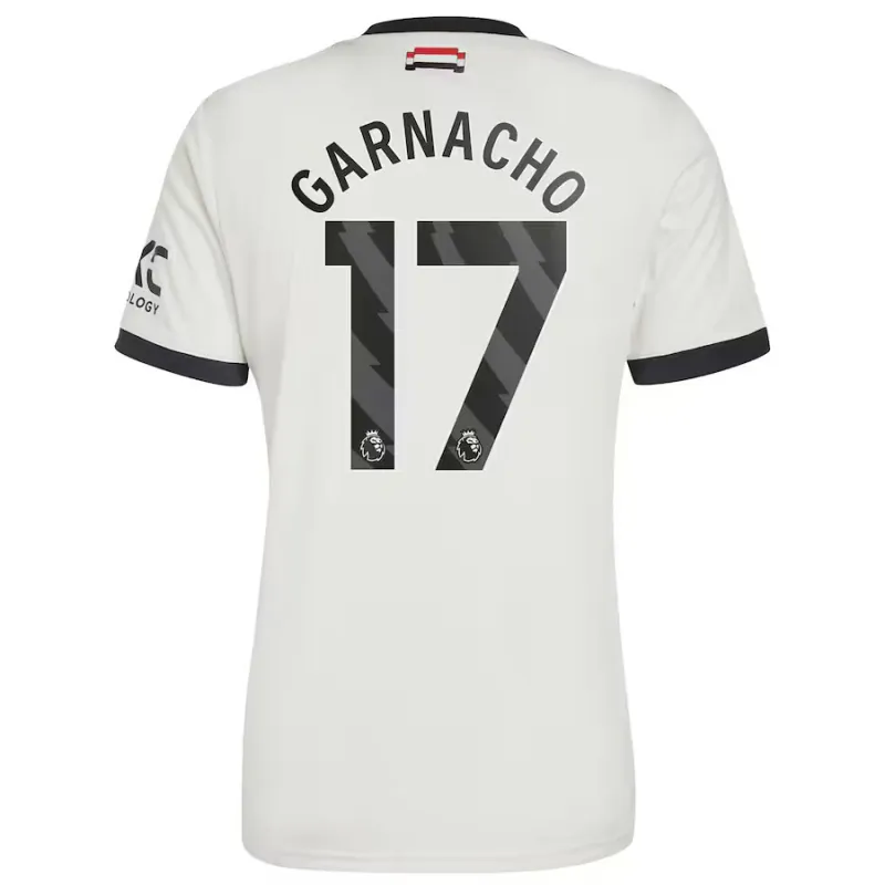 Garnacho's Manchester United 2024/25 Third Jersey - White