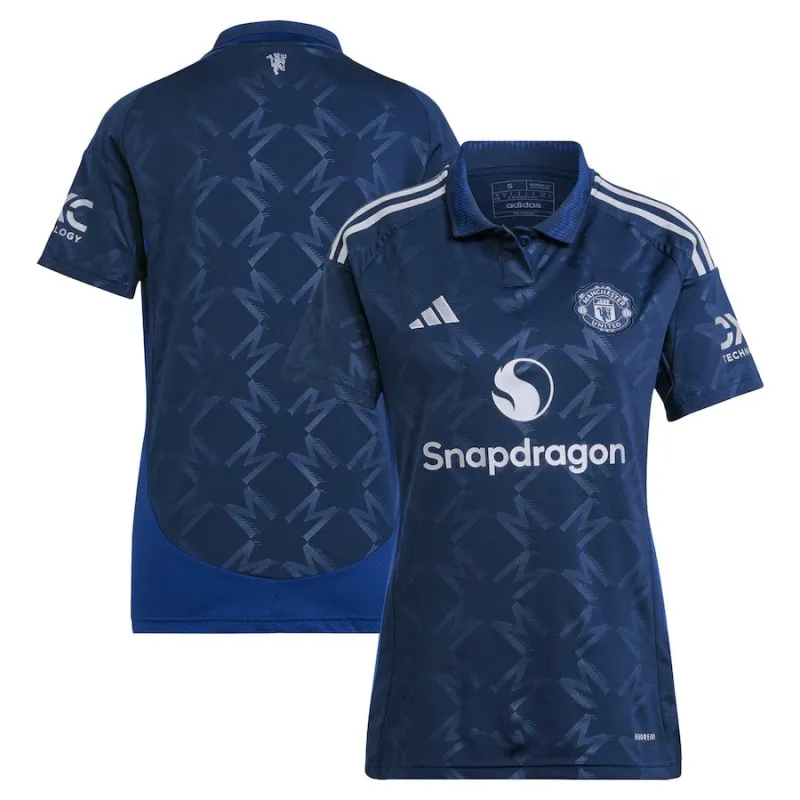 Maillot d'extérieur pour femmes de Manchester United 2024/25 - Bleu