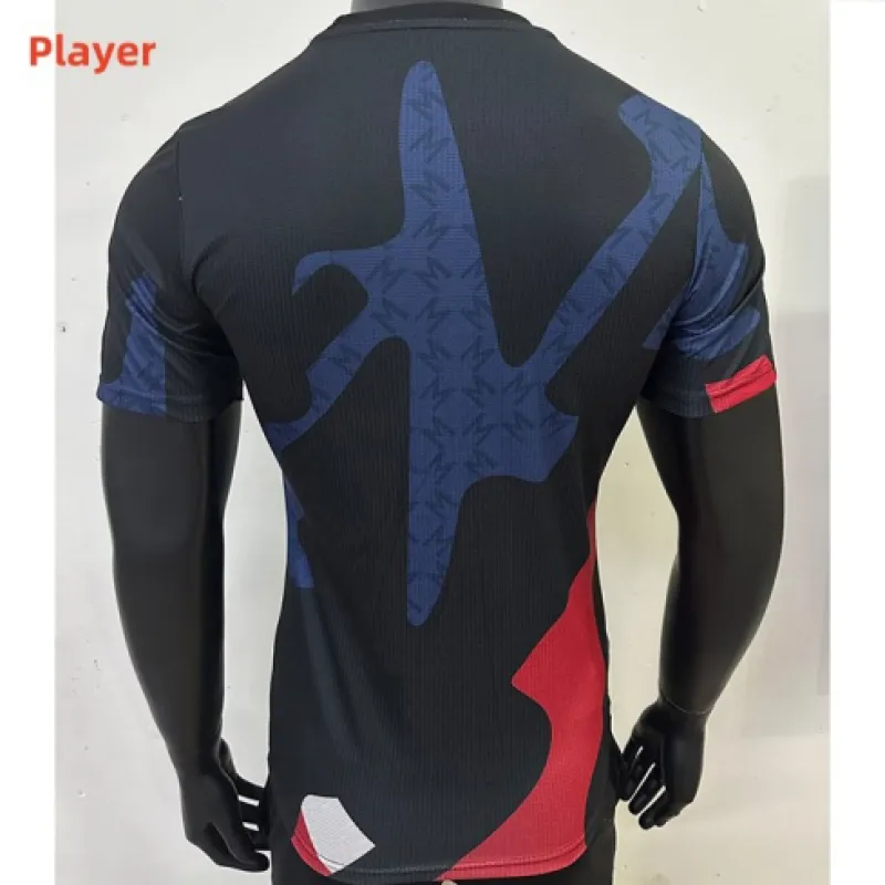 Manchester United 2024/25 Players' Training Jersey - Black/Red