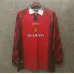 Manchester United 1996 Home Long Sleeve Retro Jersey - Red