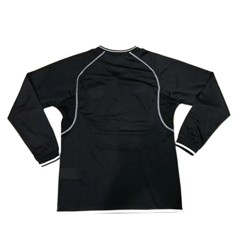Maillot rétro manches longues d'extérieur de Manchester United 2000 - 02 - Noir