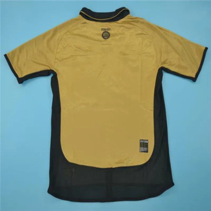 Terza maglia retro di Manchester United 2001/02 - Dorata