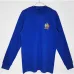 Manchester United 1968 Away - Blue Retro Long - Sleeve Jersey