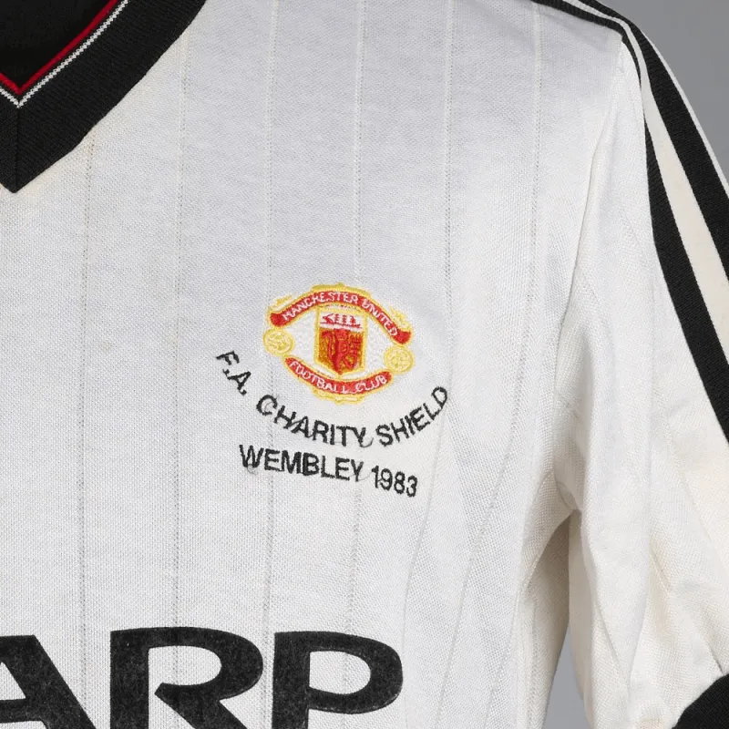 Manchester United 1983 Away - White Retro Jersey