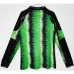Maglia retro a maniche lunghe del portiere di Manchester United 1990/91 - Verde/Nero