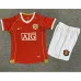 Camiseta retro para niños de Manchester United 2005/06 local - Roja