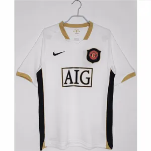 Maglia retro di trasferta di Manchester United 2006/07 - Bianca