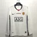 Manchester United Retro Long-Sleeve Jersey 2008/09 Away - White