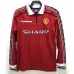 Manchester United Retro Long-Sleeve Jersey 1998 Home - Red