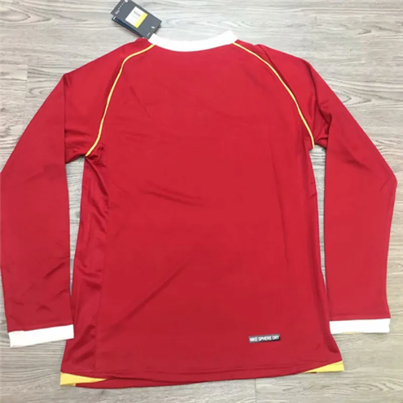 Manchester United Retro Long-Sleeve Jersey 2006/07 Home - Red