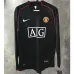 Maglia retro terza a maniche lunghe di Manchester United 2007/08 - Nera