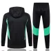 Manchester United Hooded Sports Suit 2024/25 Black