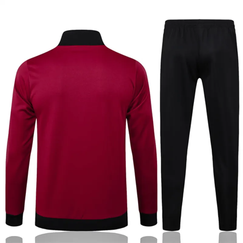 Chaqueta de deporte para niños de Manchester United 2024/25 Rojo vino
