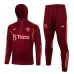 Manchester United Kids' Hooded Sports Suit 2024/25 Wine Red